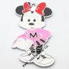 Zinc Alloy Enamel Pendant, Mickey Mouse 34x56mm, Sold by PC