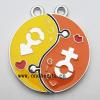 Zinc Alloy Enamel Pendant, 21x45mm, Sold by PC