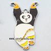 Zinc Alloy Enamel Pendant, Kung Fu Panda 32x56mm, Sold by PC