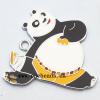 Zinc Alloy Enamel Pendant, Kung Fu Panda 32x46mm, Sold by PC