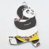 Zinc Alloy Enamel Pendant, Kung Fu Panda 37x59mm, Sold by PC