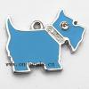 Zinc Alloy Enamel Pendant, Animal 27x21mm, Sold by PC