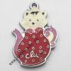 Zinc Alloy Enamel Pendant, Cartoon Animal 20x30mm, Sold by PC