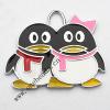 Zinc Alloy Enamel Pendant, QQ 40x33mm, Sold by PC