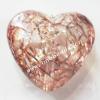 Crackle Acrylic Beads, Heart 24x24mm, Sold by bag 