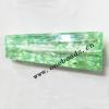 Crackle Acrylic Beads, Trapezoidal 16x40mm, Sold by bag 