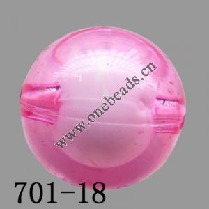 Fantastic Acrylic Beads Round 18mm Sold by Bag