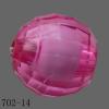 Fantastic Acrylic Beads Faceted Round 14mm  Sold by Bag