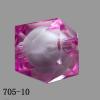 Fantastic Acrylic Beads, Faceted Cube 10mm Sold by Bag