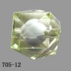 Fantastic Acrylic Beads, Faceted Cube 12mm Sold by Bag