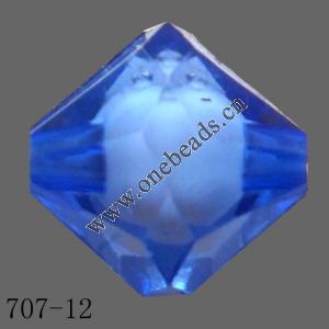 Fantastic Acrylic Beads Faceted Bicone 12mm  Sold by Bag