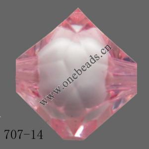 Fantastic Acrylic Beads Faceted Bicone 14mm  Sold by Bag