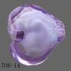 Fantastic Acrylic Beads Faceted Flat Heart 14mm  Sold by Bag