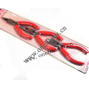 Set of three pliers, approximately 4-1/2 inches long, with roll-up case, Sold by Box