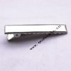 20x5mm Iron barrette plated nickel Sold by bag