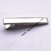 45x6mm Iron barrette plated nickel Sold by bag