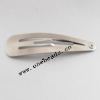 40x10mm Iron barrette plated nickel Sold by bag