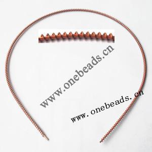 Copper Barrette Lronwork Rough 4mm Sold by Bag