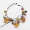 Lampwork & Acrylic & CCB Bracelets,9.4-inch,Sold by bag