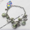 Lampwork & Acrylic & CCB Bracelets,9.4-inch,Sold by bag