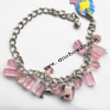 Lampwork & Acrylic & CCB Bracelets,9.4-inch,Sold by bag