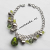 Lampwork & Acrylic & CCB Bracelets,9.4-inch,Sold by bag