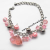 Lampwork & Acrylic & CCB Bracelets,9.4-inch,Sold by bag