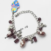 Lampwork & Acrylic & CCB Bracelets,9.4-inch,Sold by bag