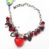 Lampwork & Acrylic & CCB Bracelets,9.4-inch,Sold by bag