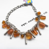 Lampwork & Acrylic & CCB Bracelets 9.4-inch, Sold by bag