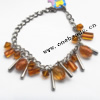 Lampwork & Acrylic & CCB Bracelets 9.4-inch, Sold by bag