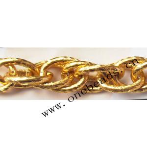 Aluminum Chains Link's Size: 14x10.5mm, Sold by Group