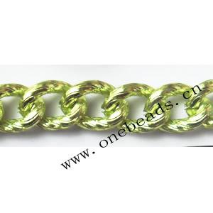 Aluminum Chains Link's Size: 12.9x9.2mm, Sold by Group