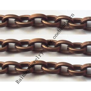 Aluminum Chains Link's Size : 8x5.6mm, Sold by Group