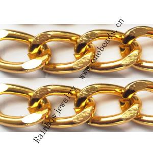 Aluminum Chains Link's Size : 24x15.5mm, Sold by Group