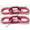 Aluminum Chains Link's Size : 31x19.2mm, Sold by Group