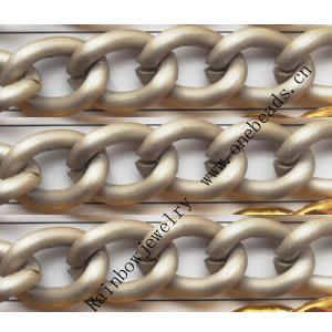 Aluminum Chains Link's Size : 18.7x13.5mm, Sold by Group