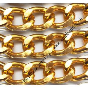 Aluminum Chains Link's Size : 18.7x13.5mm, Sold by Group