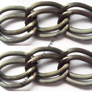 Aluminum Chains Link's Size : 31.5x21.2mm, Sold by Group