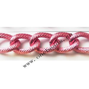 Aluminum Chains Link's Size : 20.3x14.3mm, Sold by Group