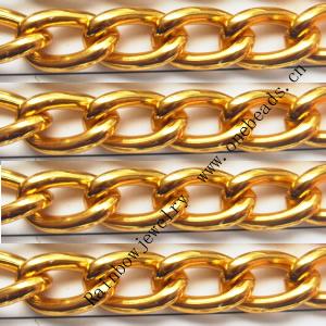 Aluminum Chains Link's Size : 17.3x10.7mm, Sold by Group