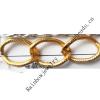 Aluminum Chains Link's Size : 27.8x18.8mm, Sold by Group