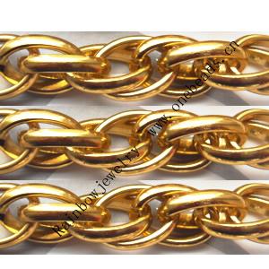 Aluminum Chains Link's Size : 19x13.1mm, Sold by Group
