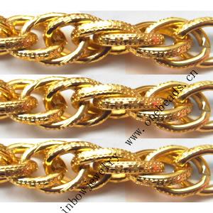 Aluminum Chains Link's Size : 17.2x13mm, Sold by Group