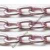 Aluminum Chains Link's Size : 17.9x11.4mm, Sold by Group