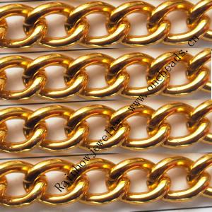 Aluminum Chains Link's Size : 14.2x10.3mm, Sold by Group