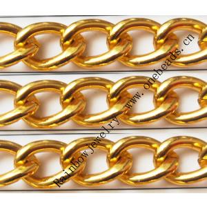 Aluminum Chains Link's Size : 16.9x11.4mm, Sold by Group