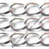Aluminum Chains Link's Size : 22.1x14.2mm, Sold by Group