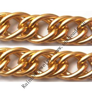 Aluminum Chains Link's Size : 22x15mm, Sold by Group