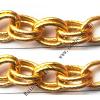 Aluminum Chains Link's Size : 21.2x15.8mm, Sold by Group